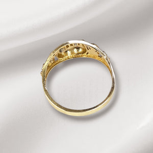 10K Real Gold Fancy Elephant Ring (Size 8)