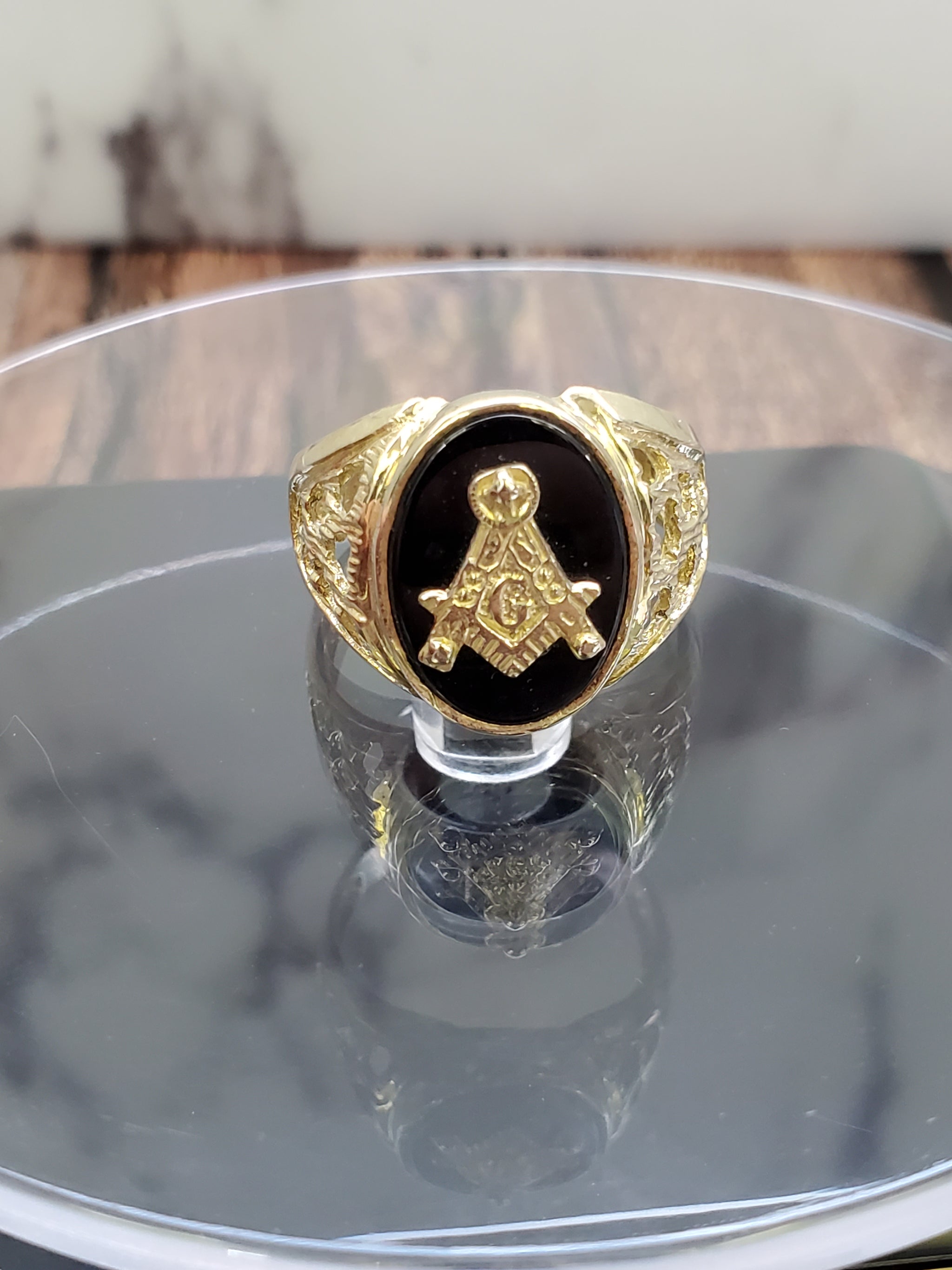 Real gold clearance masonic rings