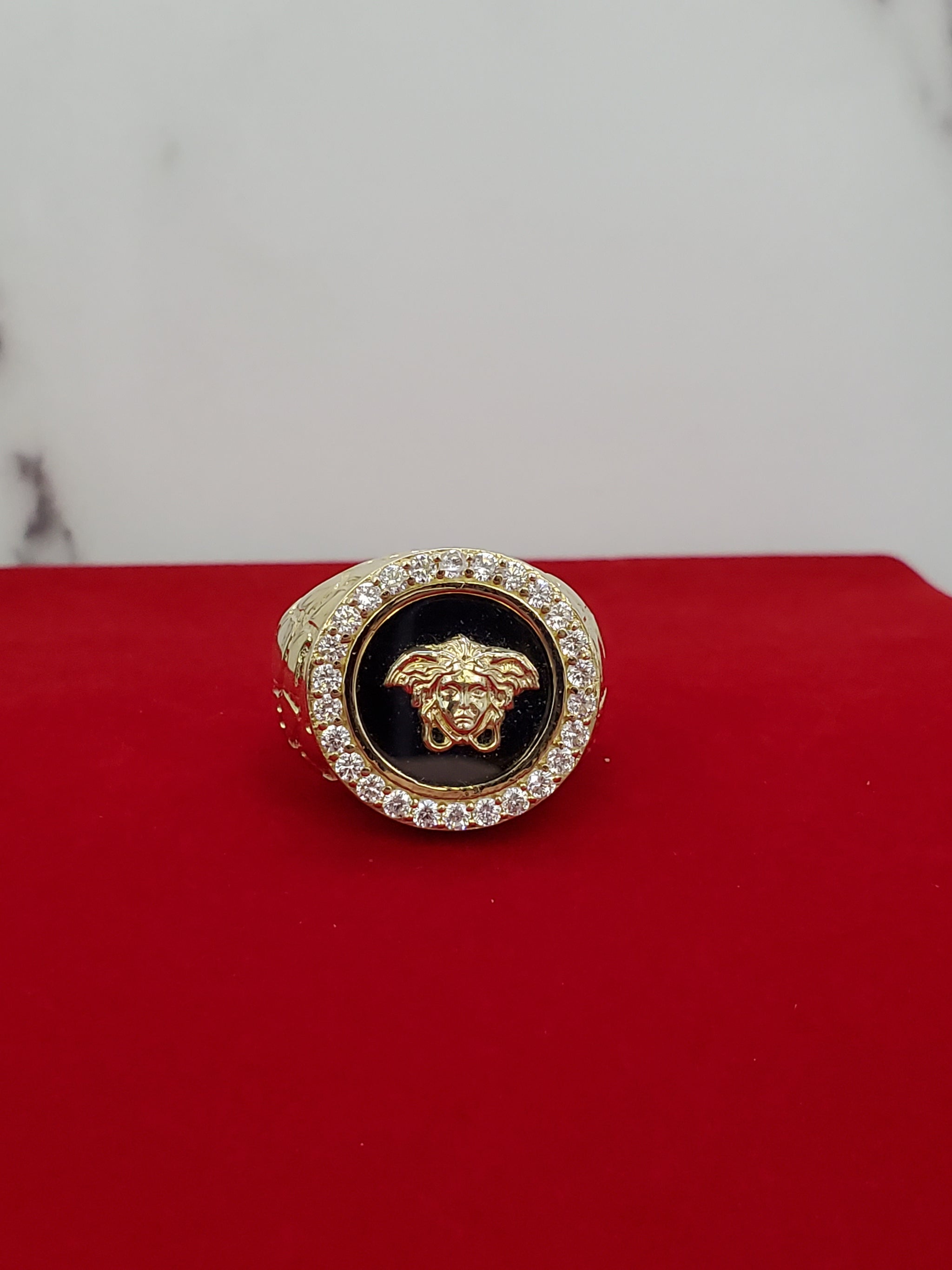 Versace Ring with signature application | Men's Jewelery | GenesinlifeShops