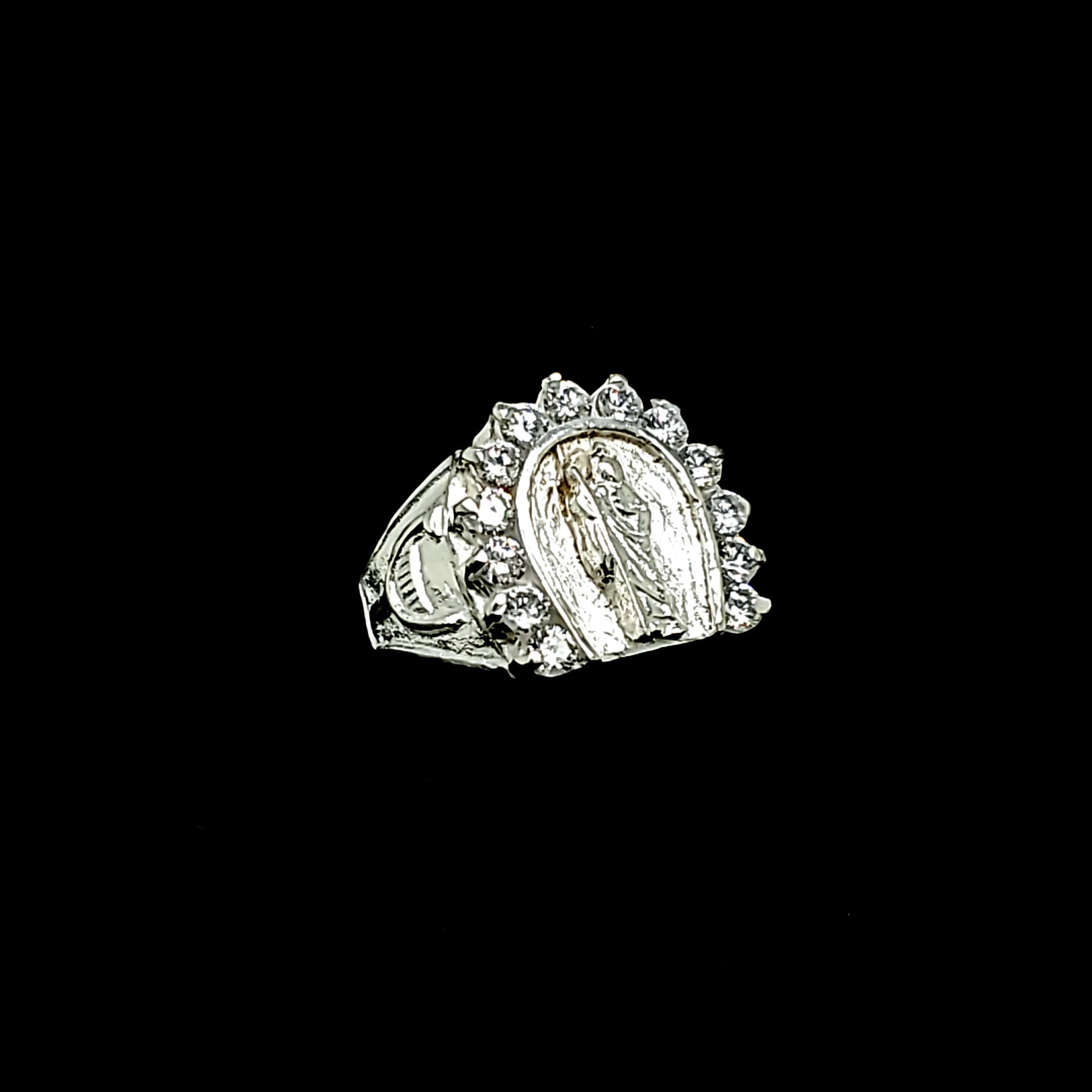 925 Silver Horseshoe  Ring