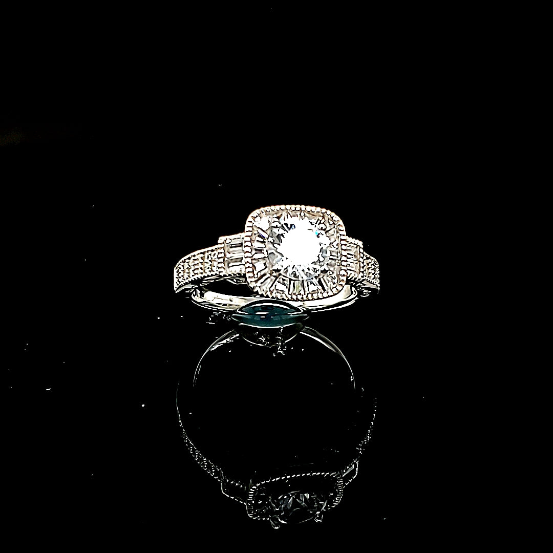 925 Silver Solitaire Ring