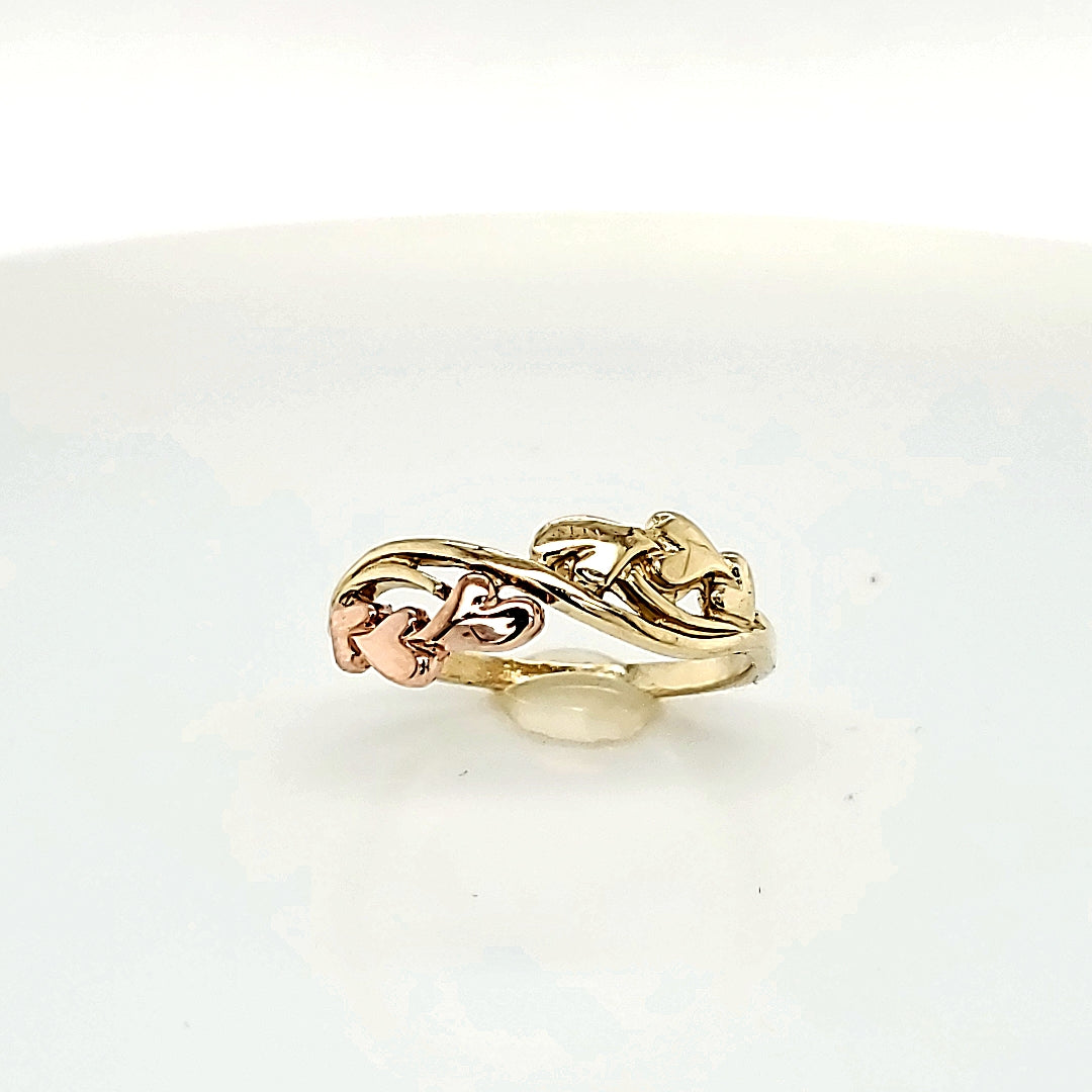 10K Gold Flower Ring