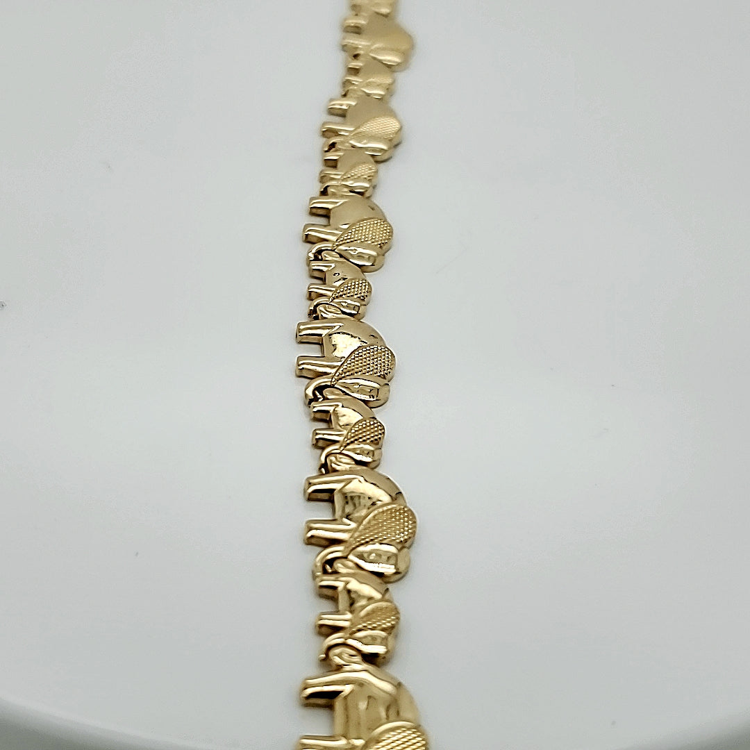 Buy Barzel 18K Gold Plated Elephant Bracelets Many Different Elephant  Options 2 Tone BR1582T at Amazonin