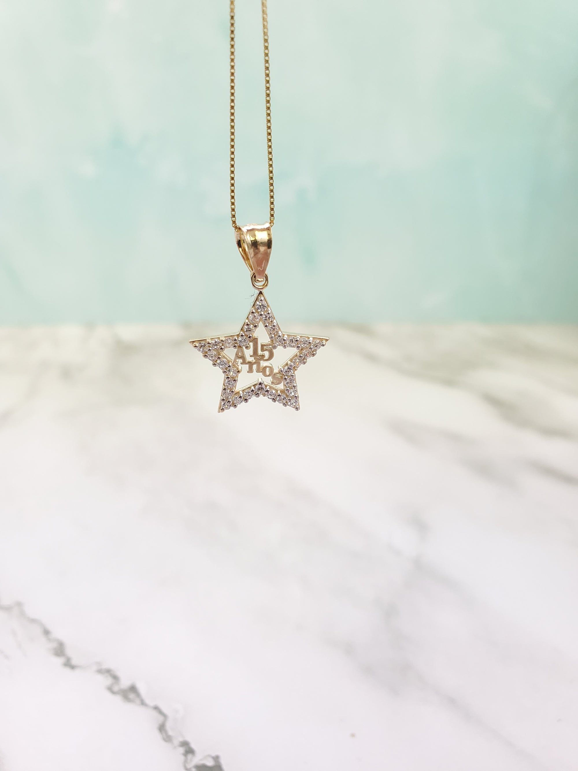 10K Gold Star Charm