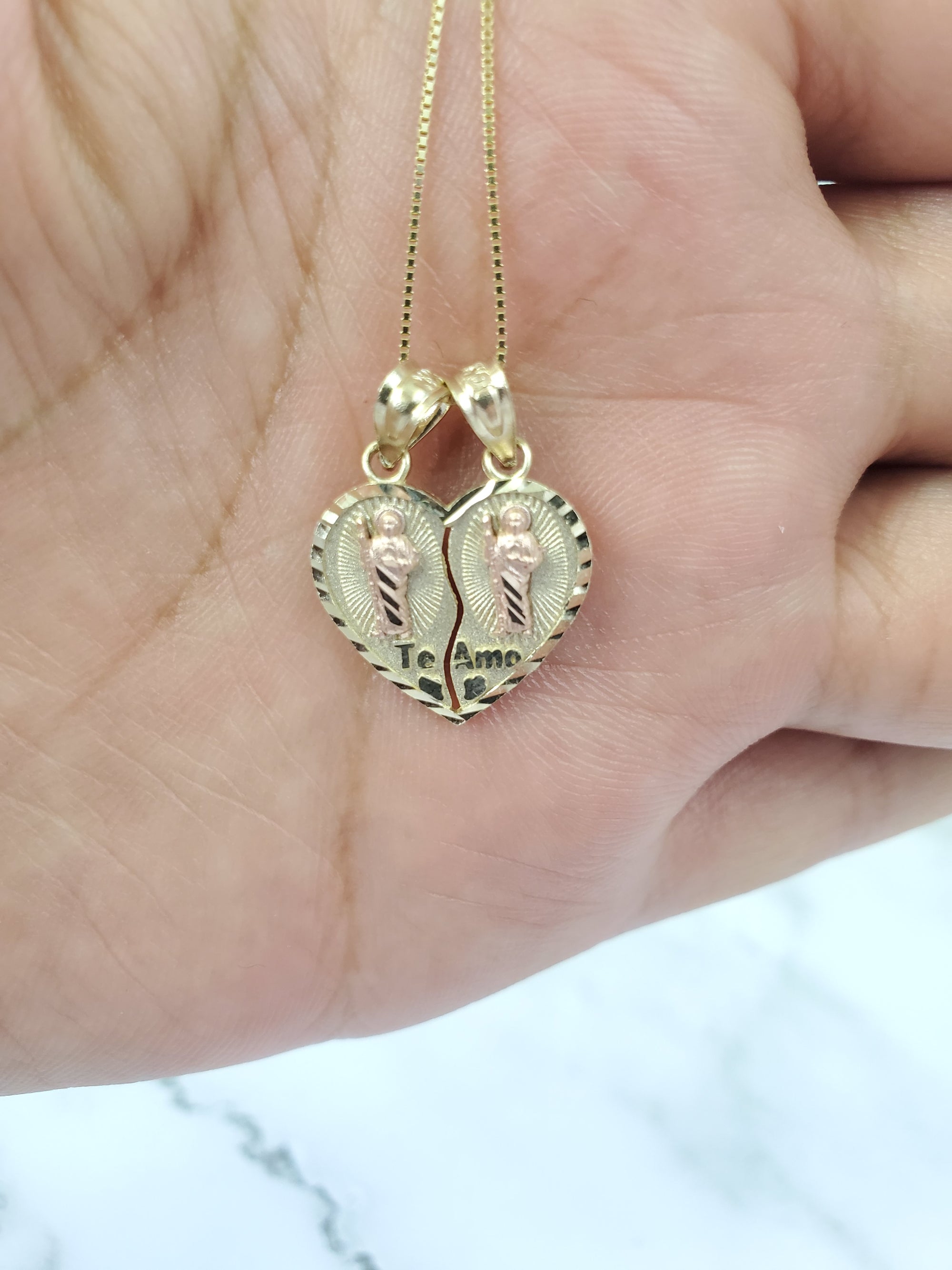 10K Gold Heart Charm