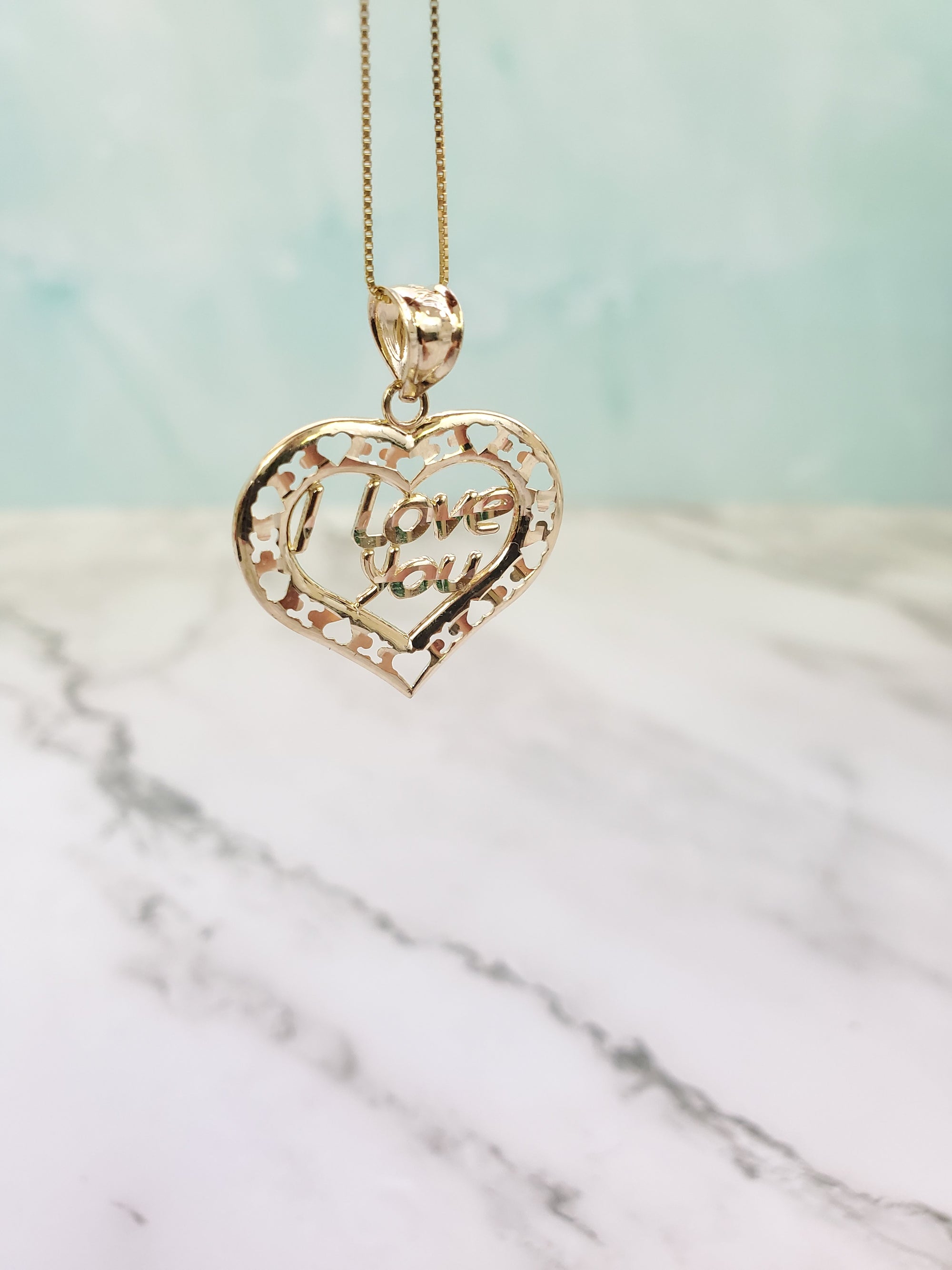 10K Gold Heart Charm