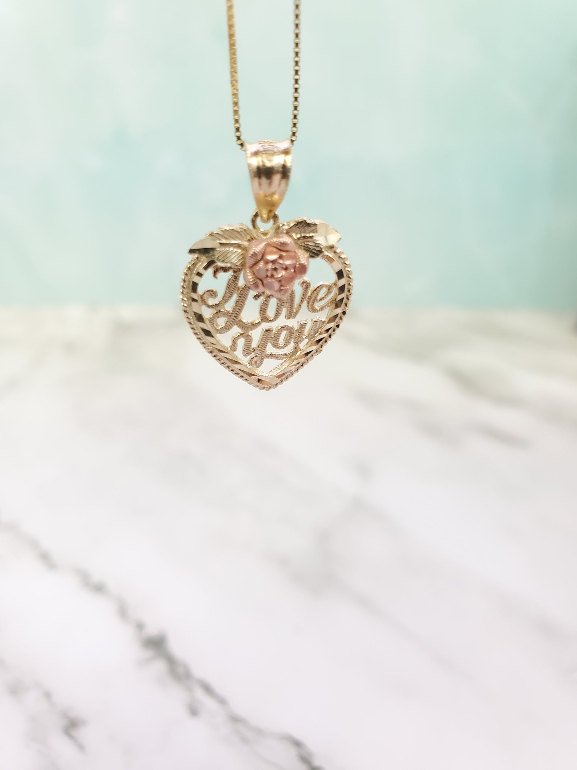 10K Gold Heart Charm