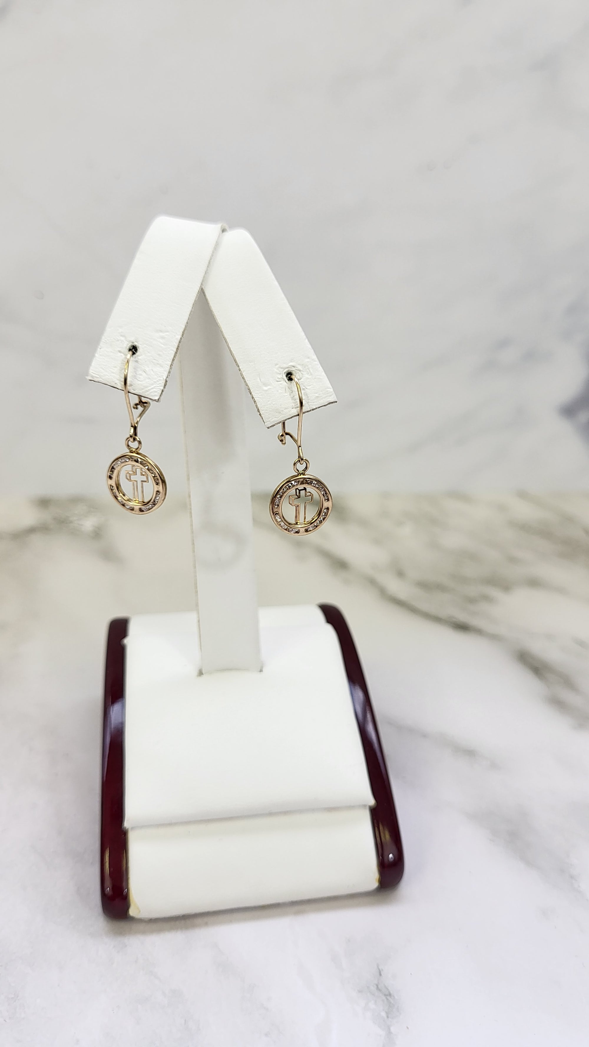 10K Gold Dangle Earrings